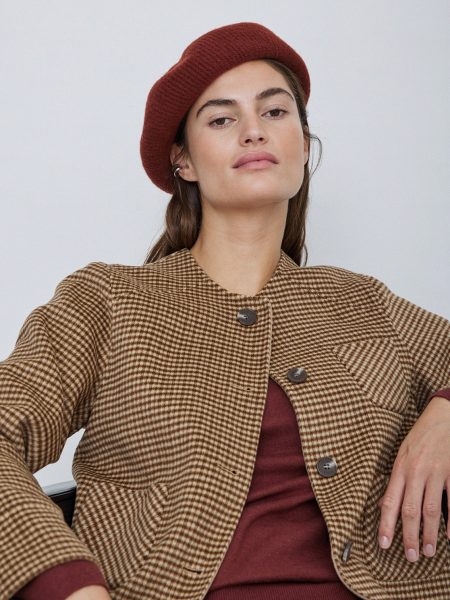 CHAQUETA REVERSIBLE OCRE